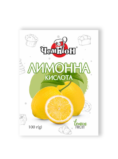 Лимонна кислота Чемпіон, 100 г